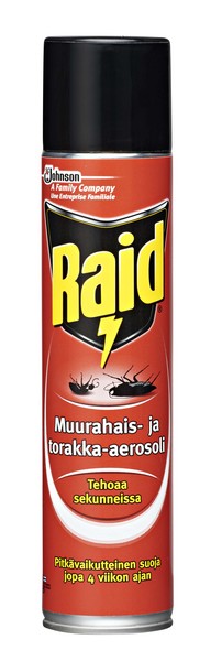 Raid Muurahais- ja torakka-aerosoli 300ml - Sisätilojen torjunta-aineet - 6414400022540 - 1