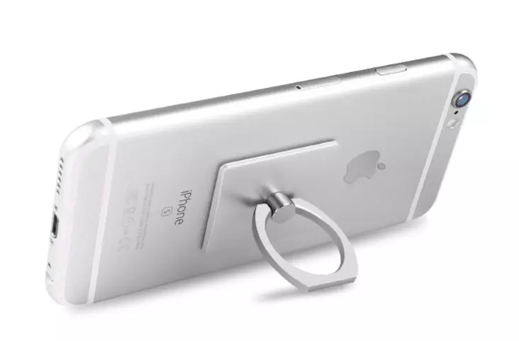 Rengaspidike 360 asteen säätö hopea - Puhelintarvikkeet - 6430076522290 - 1