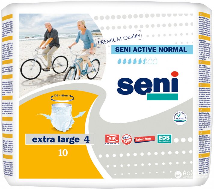 SENI ACTIVE NORMAL INKOHOUSUT KOKO XL - Inkositeet ja -housut virtsankarkailuun - 5900516693060 - 1