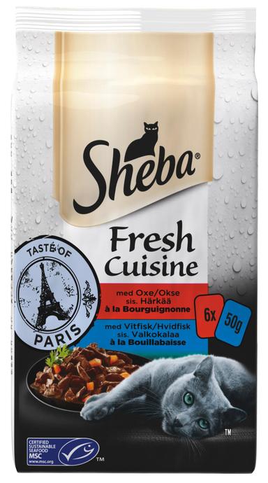 SHEBA FRESH & FINE TASTE OF PARIS - Kissan märkäruoka - 4770608259990 - 1