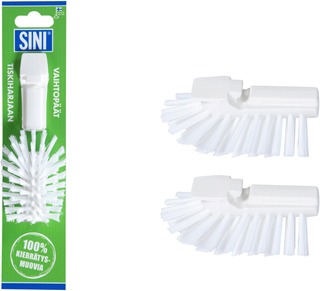 SINI VAIHTOPÄÄT 2 KPL - Siivousharjat ja rikkalapiot - 6423800039560 - 1