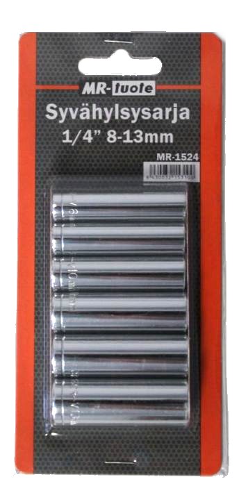 SYVÄHYLSYSARJA 6-OS. - Hylsyavainsarjat - 6430032153100 - 1