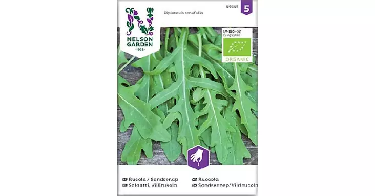 Salaatti, Villirukola, Organic - Vihannesten ja hedelmien siemenet - 7312600860810 - 1