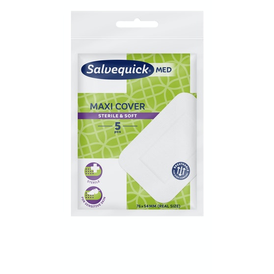 Salvequick MED 5kpl Maxi Cover laastari - Ensiaputuotteet - 7310615820720 - 1