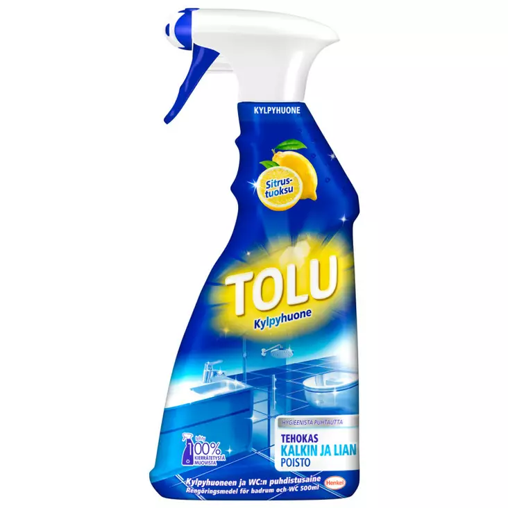 TOLU PUHDAS KYLPYHUONE 500ML - Kylpyhuoneen ja saunan pesuaineet - 7310181588680 - 1