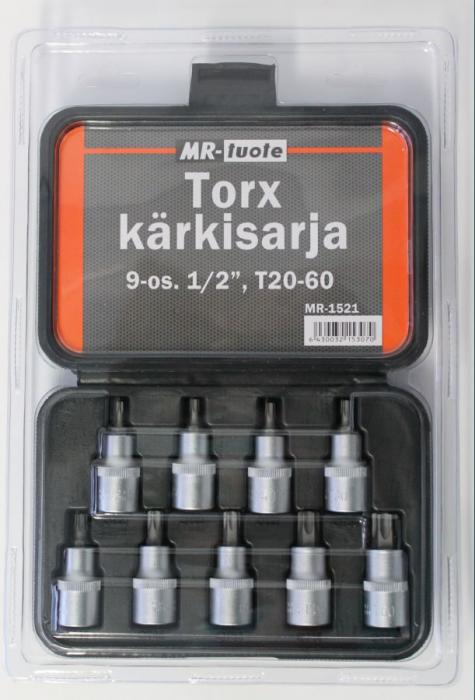 TORXKÄRKISARJA 9-OS - Ruuvauskärjet - 6430032153070 - 1