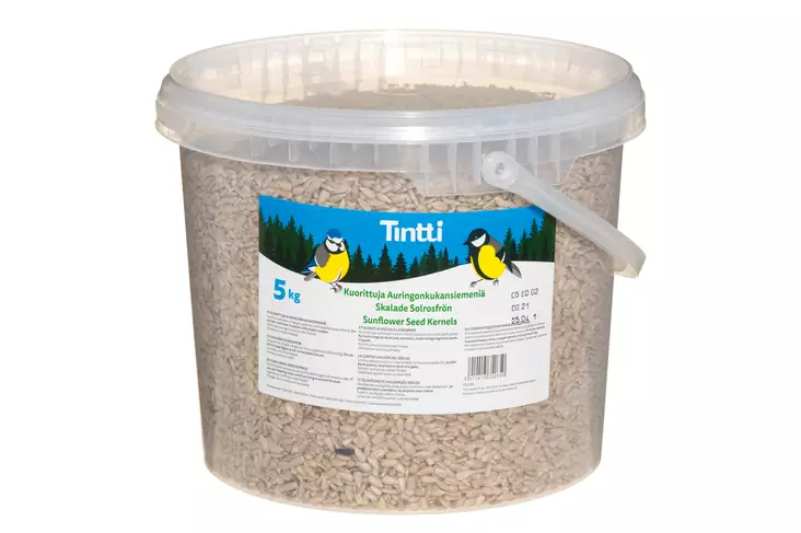 Tintti Auringonkukansiemen kuorittu sanko 5 kg - Linnunsiemenet - 6410413352650 - 1