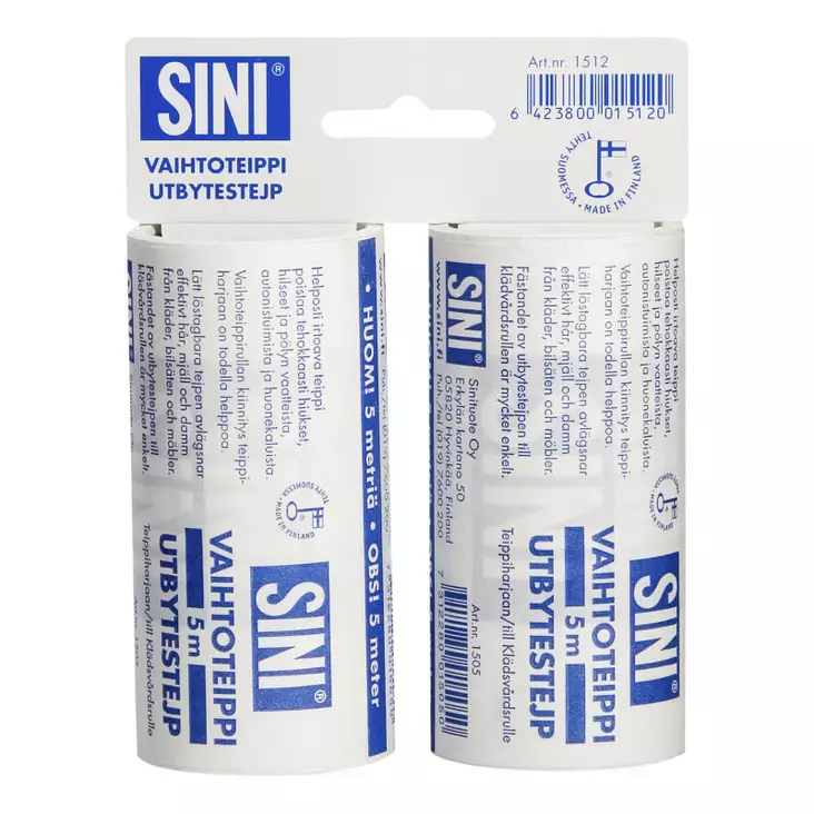 VAIHTORULLA TEIPPIHARJAAN 2-PACK - Teippiharjat - 6423800015120 - 1