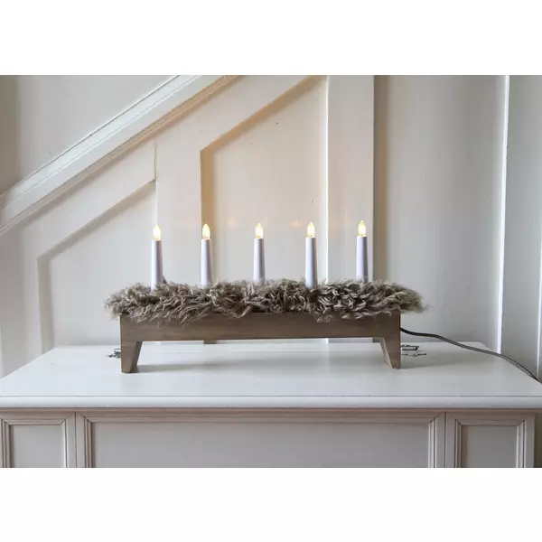 PUUKYNTTELIKKÖ SVENLJUNGA 5 L PUU - Kyntteliköt - 7391482007360 - 1