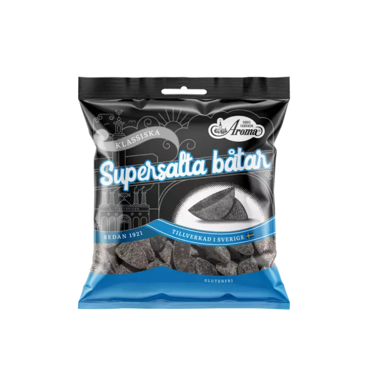 AROMA SUPERSUOLAISET VENEET 80G - Makeispussit, -patukat ja tikkarit - 7312990002890 - 1