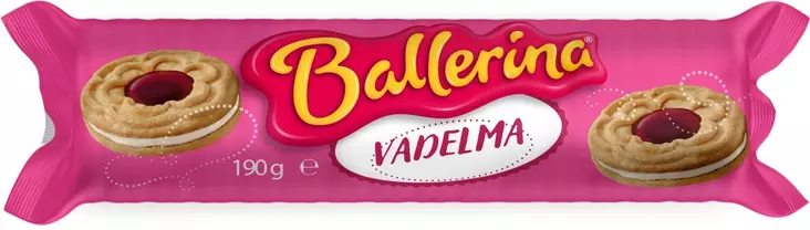 BALLERINA VADELMA 190G - Makeat keksit - 6410380054250 - 1