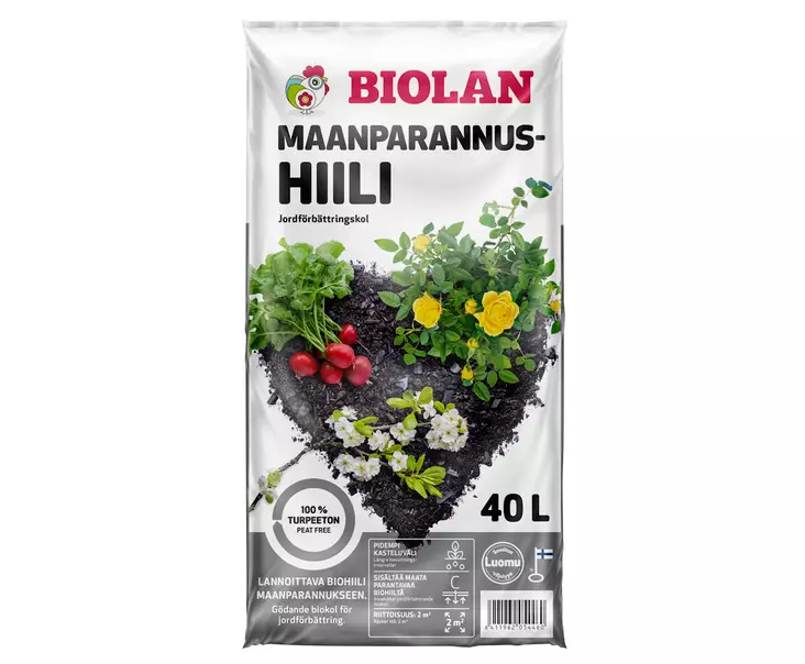 BIOLAN MAANPARANNUSHIILI 40L - Puutarhakateaineet - 6411962054460 - 1