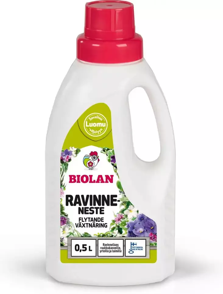 BIOLAN RAVINNENESTE 0,5L - Sisäkasvien lannoitteet ja ravinteet - 6411965062110 - 1