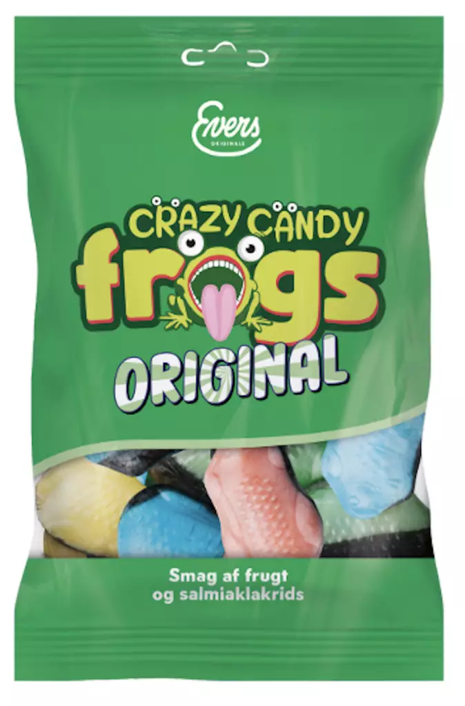 Carletti Crazy Candy Frogs Original 70g - Makeispussit, -patukat ja tikkarit - 5701049255660 - 1