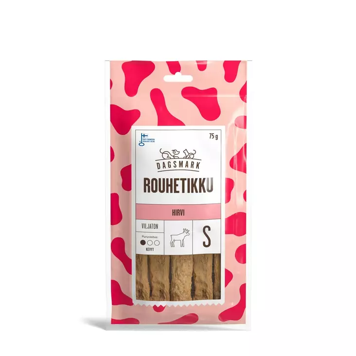Dagsmark Rouhetikku Hirvi S 75 g - Puruluut - 6430066380800 - 1