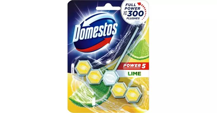 DOMESTOS POWER 5+ WC RAIKASTIN LIME - WC:n puhdistus ja putkenavaajat - 8710908458620 - 1