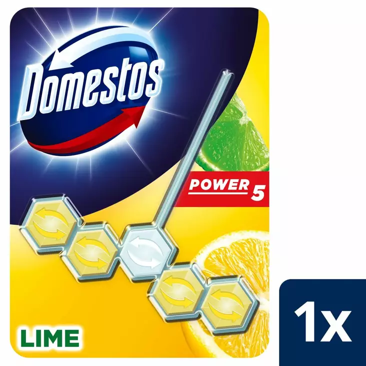 DOMESTOS POWER 5 WC RAIKASTIN LIME - WC:n puhdistus ja putkenavaajat - 8720182871190 - 1