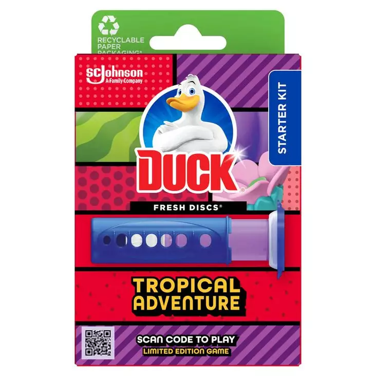 Duck Fresh Discs 36ml Tropical Adventur - WC:n puhdistus ja putkenavaajat - 5000204345230 - 1