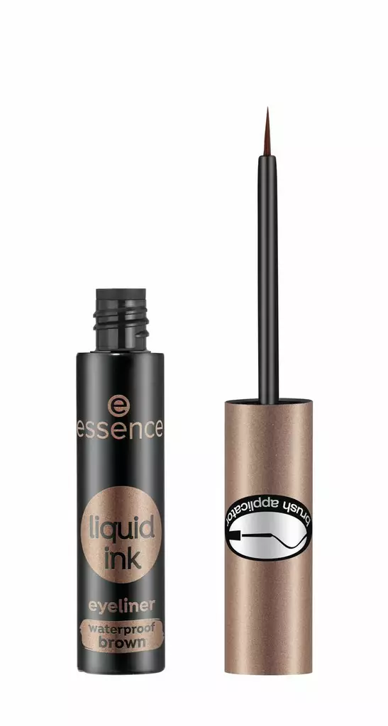 Essence liquid ink eyeliner waterproof brown 02 - Meikit - 4059729306500 - 1