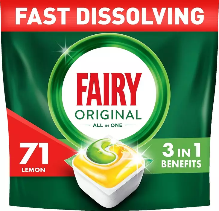 FAIRY KONETISKITABLETTI 71 KPL ALL IN1 - Tiskiaineet ja konetiskitabletit - 8700216237420 - 1