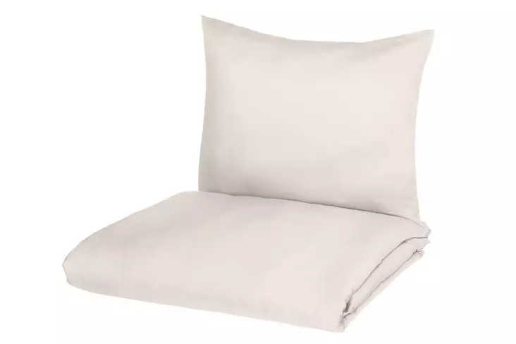 Fanni K Silky Bamboo pussilakanasetti 150 × 210 cm – hiekka - Vuodevaatteet - 6410416533360 - 1