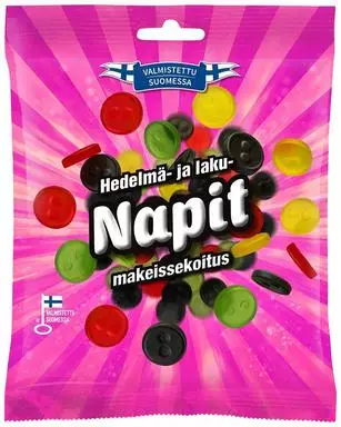 FC HEDELMÄ - LAKUNAPPI 110G - Makeispussit, -patukat ja tikkarit - 6430050765750 - 1