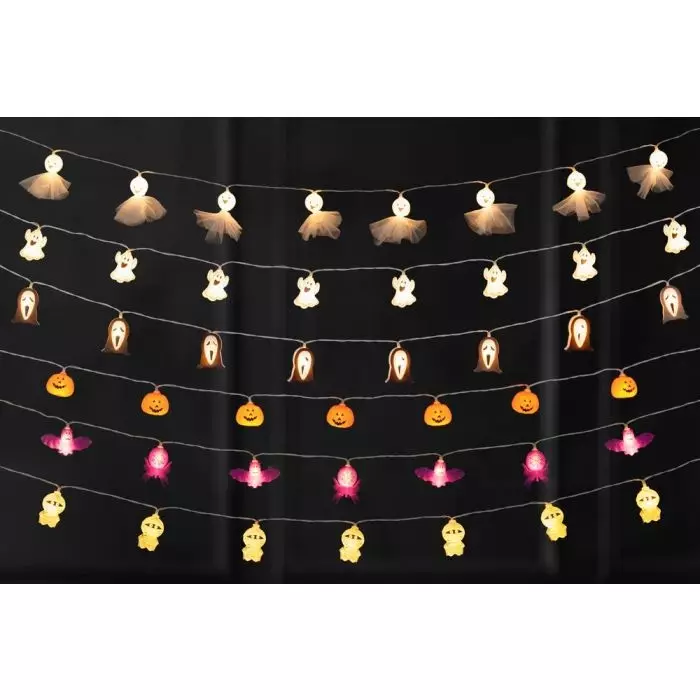 Finnlumor Halloween LED-valoketjut 6 erilaista - Koristevalot - 6410416490700 - 1