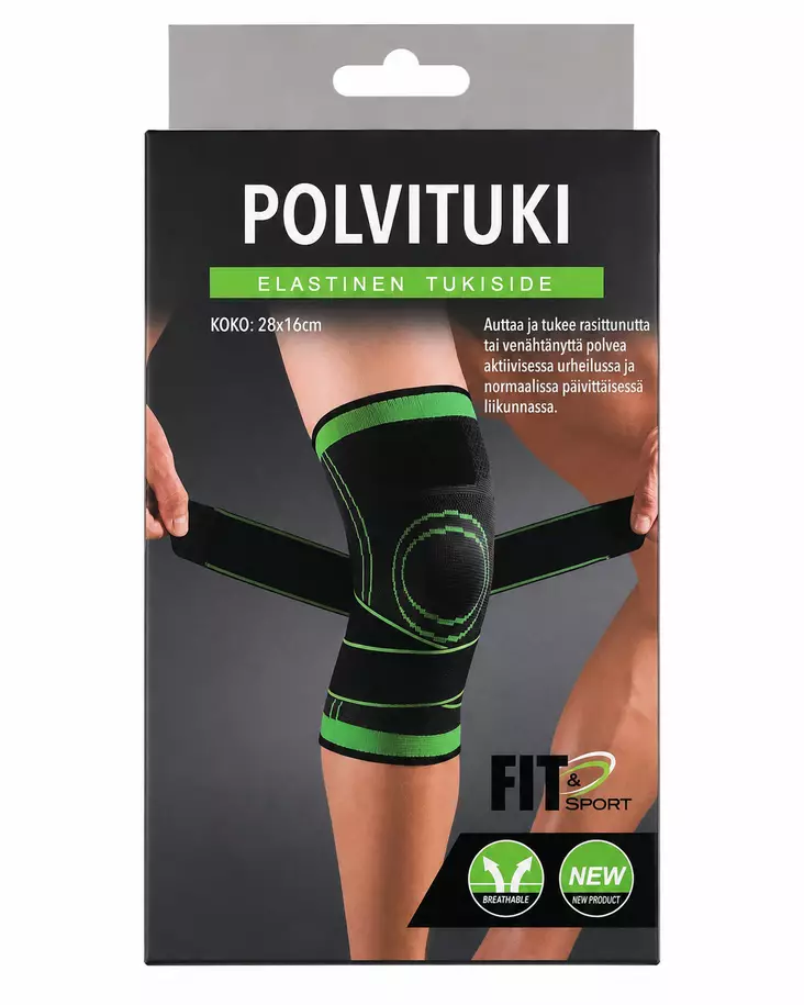 Fit & Sport Polvituki 28x16cm - Liikuntatuet ja apuvälineet - 6438506015800 - 1
