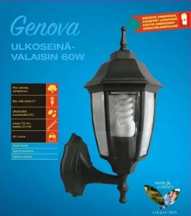 GENOVA ULKOSEINÄVALAISIN - Katto- ja ulkoseinävalaisimet - 6438152070000 - 1