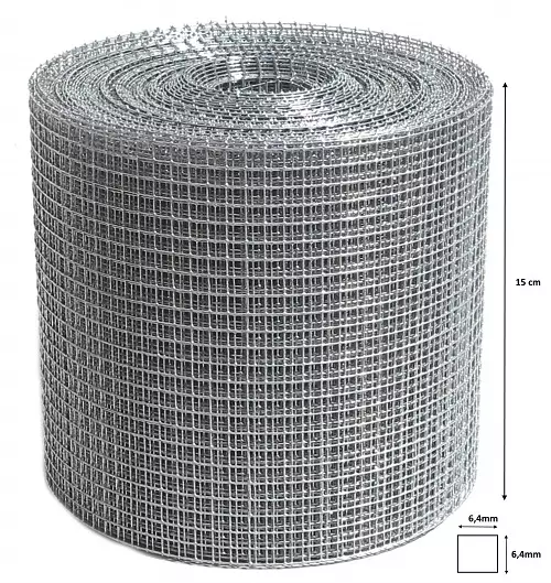 Hiiriverkko 0,55mmx15cmx20m - Eläinverkot - 6438159160940 - 1