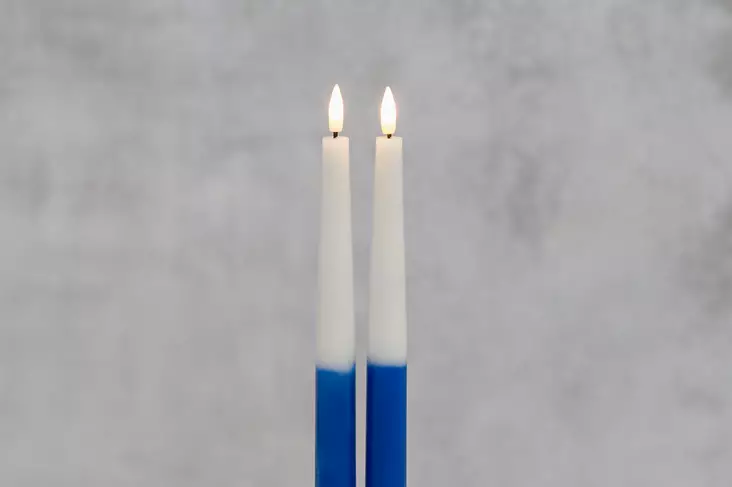 Itsenäisyys antiikkikynttilä 3D 2kpl - LED-kynttilät - 6410416389820 - 1