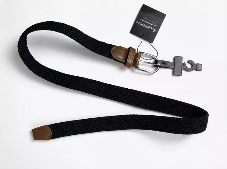 Joustovyö musta 120 cm - Miesten vyöt ja henkselit - 6438159370370 - 1