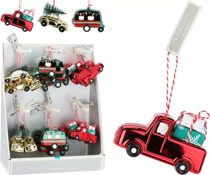Kuusenkoriste Auto - Joulukuusen koristeet - 8721037541510 - 1