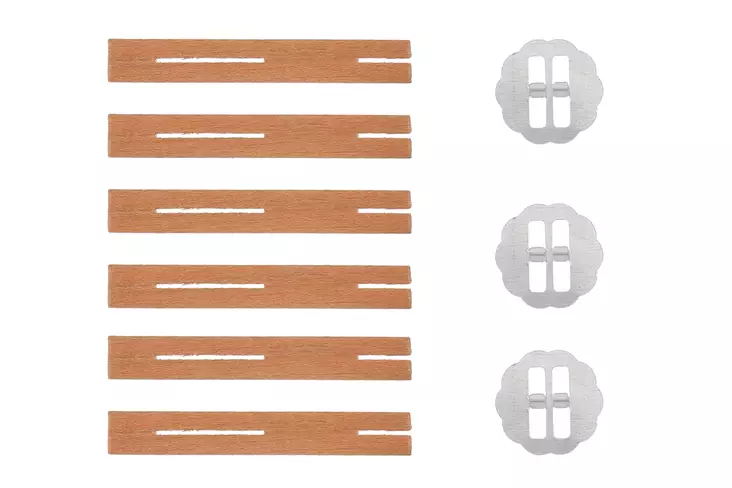 Kynttiläsydän kirsikkapuinen 3kpl 7cm - Tee-se-itse DIY - 6410416363820 - 1