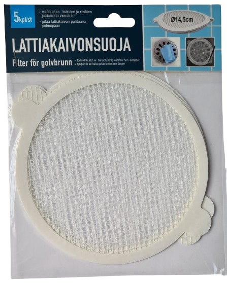Lattiakaivon suoja 5kpl/pkt - Lattiakaivot  - 6438159894890 - 1