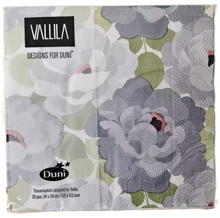 Lautasliina Vallila 24x24 Michelle harm - Lautasliinat - 7321011929610 - 1