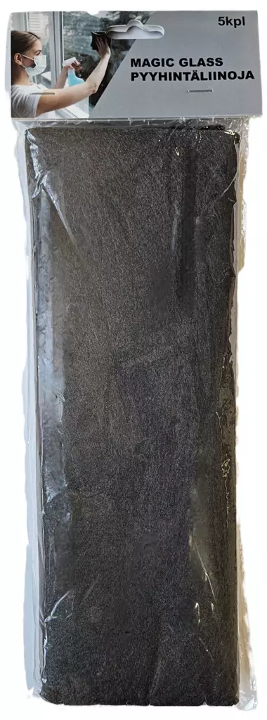 MACIG GLASS MIKROKUITULIINAT 5 KPL/pkt - Siivousliinat ja -sienet - 6438159886970 - 1