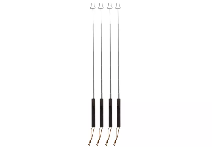 Mustang Makkaratikku Teleskooppi 4 kpl - Grillaustarvikkeet - 6410413007550 - 1