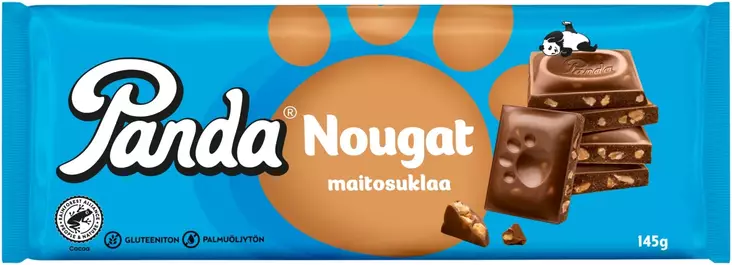 NOUGAT MAITOSUKLAA PANDA 145G - Suklaat ja konvehdit - 6412500038720 - 1