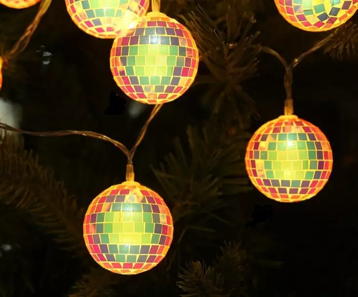 Peilimosaiikki Pallo -sisävalosarja 10 L - Sisävalosarjat ja valonauhat - 6438506004620 - 1