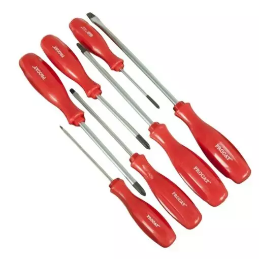Procat Ruuvimeisselisarja 7 osaa - Ruuvimeisselit - 6420610190610 - 1