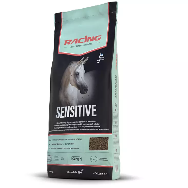 RACING SENSITIVE 20 kg - Hevosrehut ja pelletit - 6417679048440 - 1