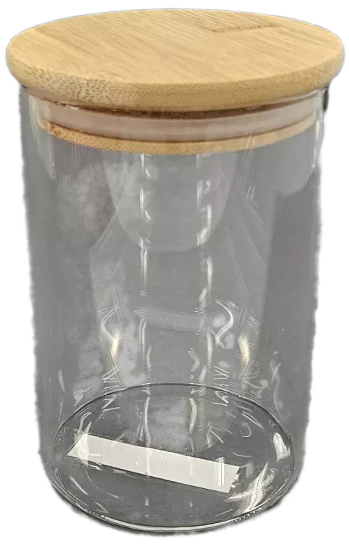 SÄILYTYSPURKKI 500 ml PUUKANNELLA - Ruuansäilytysrasiat - 6438159896580 - 1