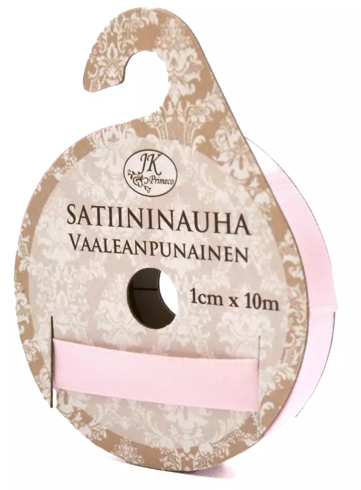 Satiininauha 1cm x 10m vaal.pun. - Tee-se-itse DIY - 6417715036660 - 2