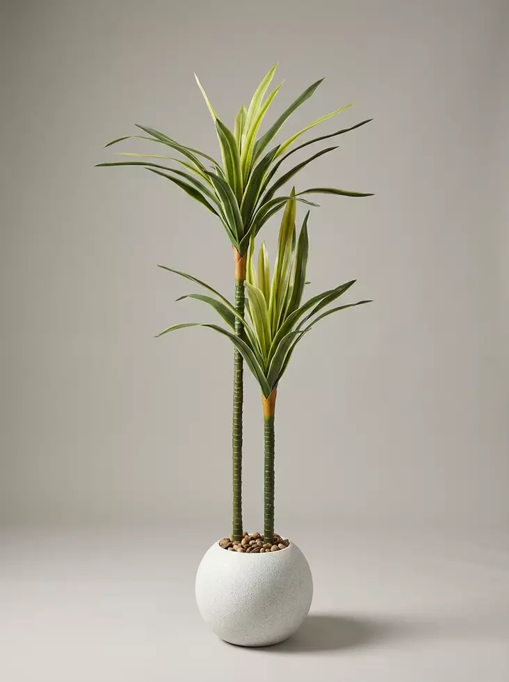 TEKOKUKKA VIHERKASVI RUUKUSSA 95 cm - Tekokukat ja -kasvit - 6438159393560 - 1