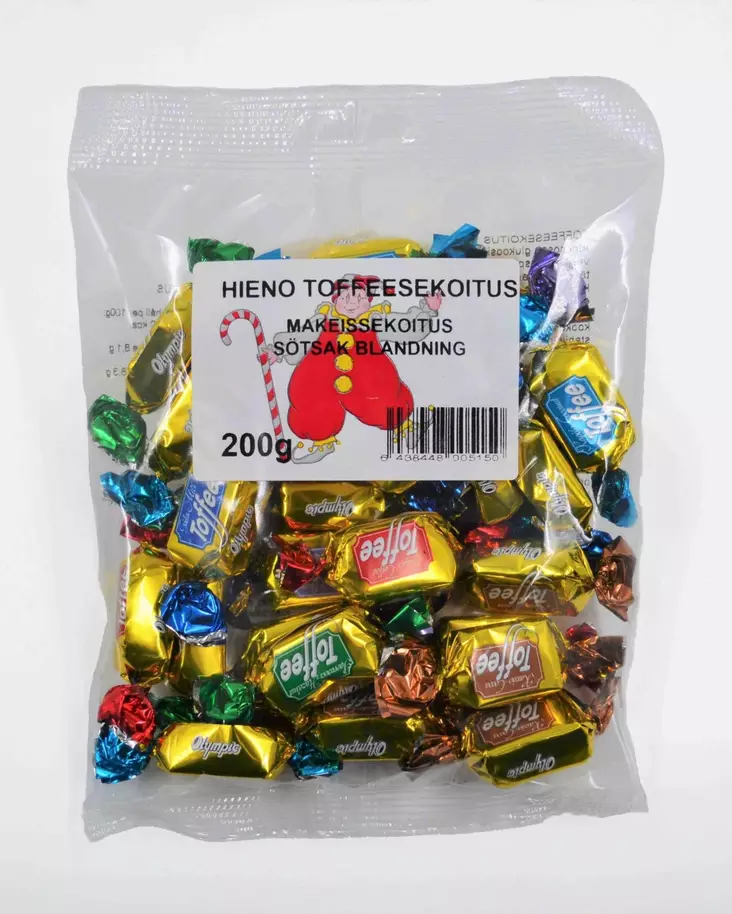TIVOLI HIENO TOFFEESEKOITUS 200G - Makeispussit, -patukat ja tikkarit - 6438448005150 - 1