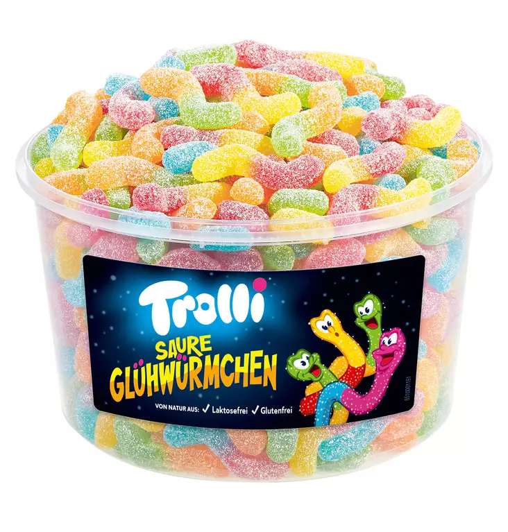 Trolli Hedelmä kiiltomadot 1050g - Makeispussit, -patukat ja tikkarit - 4000512993940 - 1