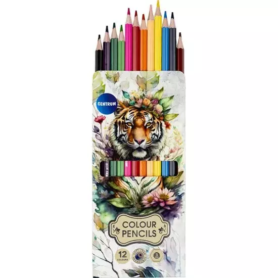 VÄRIKYNÄ TIIKERI 12 väriä - Kynät ja tussit - 4030969804810 - 1