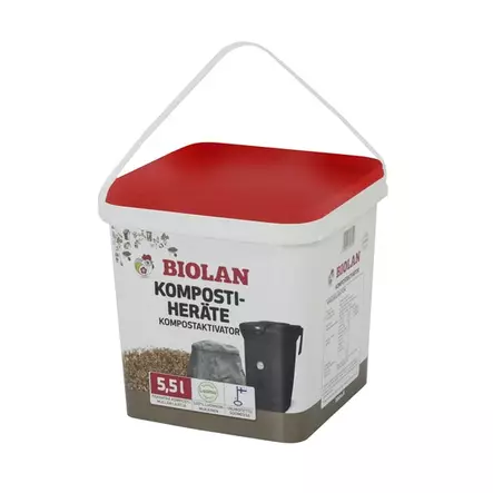 BIOLAN KOMPOSTIHERÄTE 5.5L - Kompostikuivikkeet ja -kemikaalit - 6411961053501 - 2