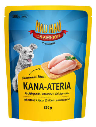HHC Kana-ateria 260 g, annospussi - Koiran märkäruoat - 6430062465891 - 1